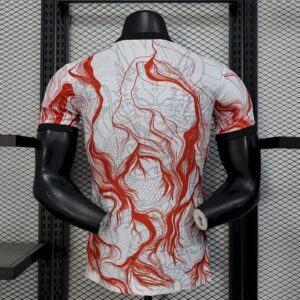 Alternative view of Mens Real Madrid 2025/26 White Black Dragon Jersey Player Version