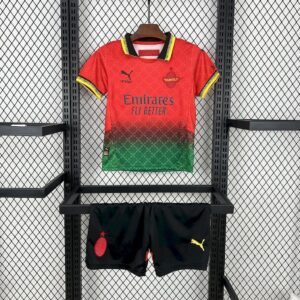 Kids AC Milan 2025/26 Co-Branded Red Edition Kit