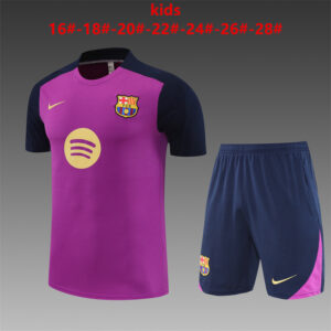 Unisex Barcelona 2024/25 Training Kids Jersey+Short 14001