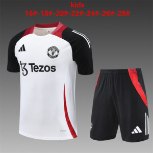 Maillot d'entraînement unisexe Manchester United 2024/25 + short 14001