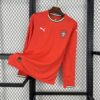 Mens Portugal 2025/26 Home Long Sleeve Jersey