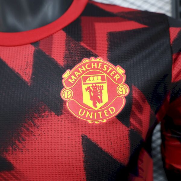 Manchester United 2025/26 Pre-Match Training Red And Black Jersey Player Version - Image 5