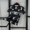 Mens Real Madrid 2025/26 Louis Vuitton Joint Edition Black Jersey
