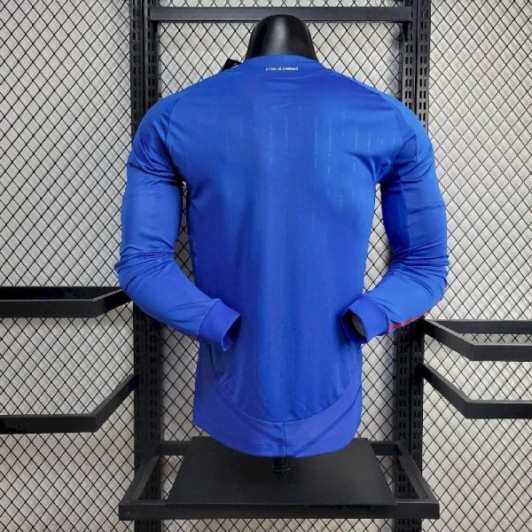 Italy 2024/25 Euro Home Long Sleeves Jersey Player Version - Image 4