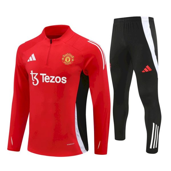 Manchester United 2024/25 Half-Zip Adult Sweater+Pant 14001