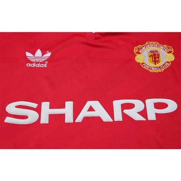 Manchester United 1986/88 Home Retro Jersey - Image 6