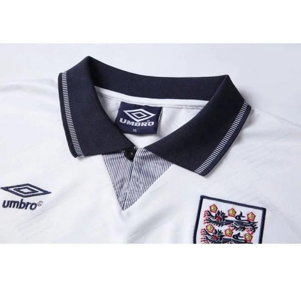 England 1990/1992 Home Retro Jersey - Image 7