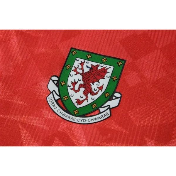 Wales 1990/92 Home Retro Jersey - Image 6