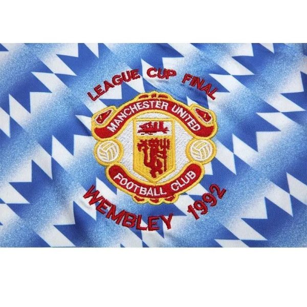 Manchester United 1990/92 Away Retro Jersey - Image 6