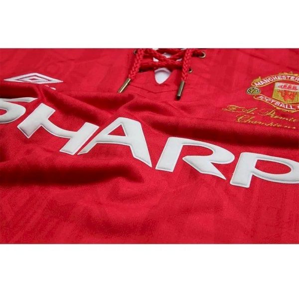 Manchester United 1992/94 Home Champion Long Sleeves Retro Jersey - Image 5