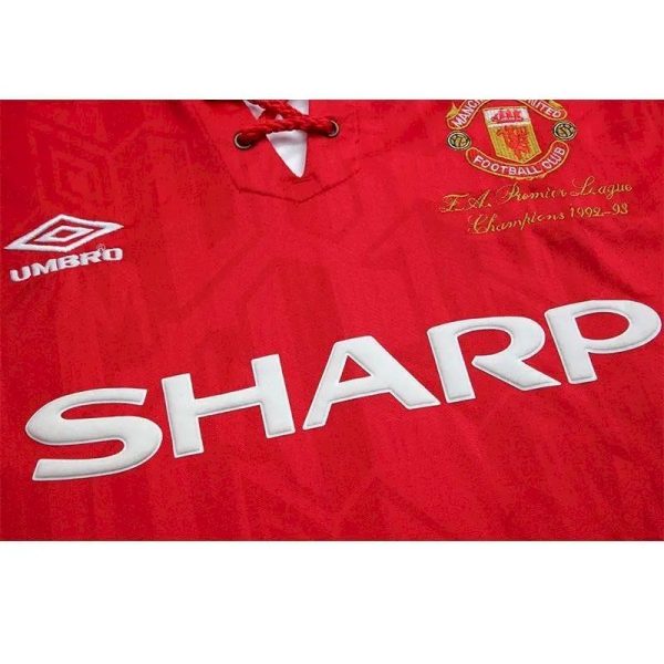 Manchester United 1992/94 Home Champion Retro Jersey - Image 6