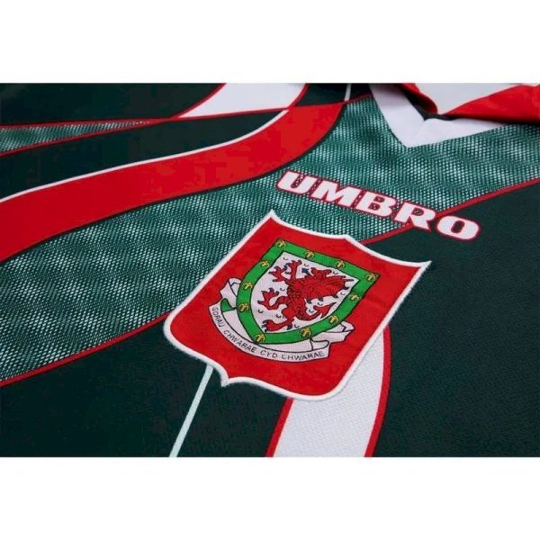 Wales 1994/95 Away Retro Jersey - Image 7