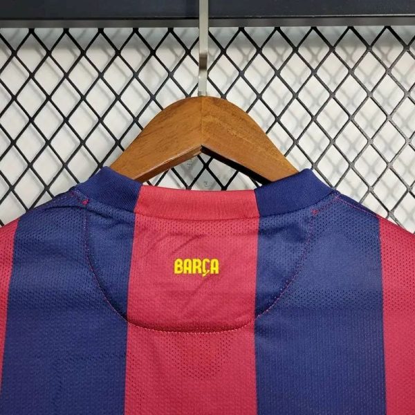 Barcelona 2014/15 Home Long Sleeves Retro Jersey - Image 10