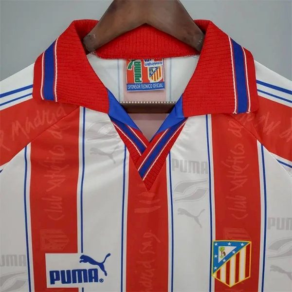 Atletico Madrid 1996/97 Home Retro Jersey - Image 4