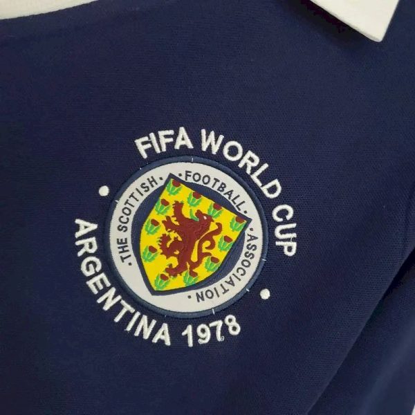 Scotland 1978 Home Retro Jersey - Image 8