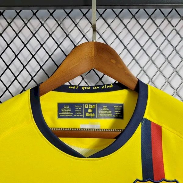 Barcelona 2008/2009 Away Long Sleeves Retro Jersey - Image 6