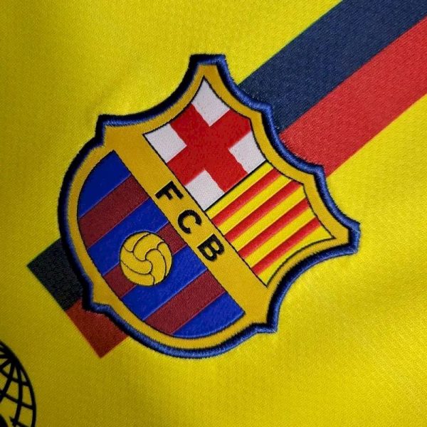 Barcelona 2008/2009 Away Long Sleeves Retro Jersey - Image 4