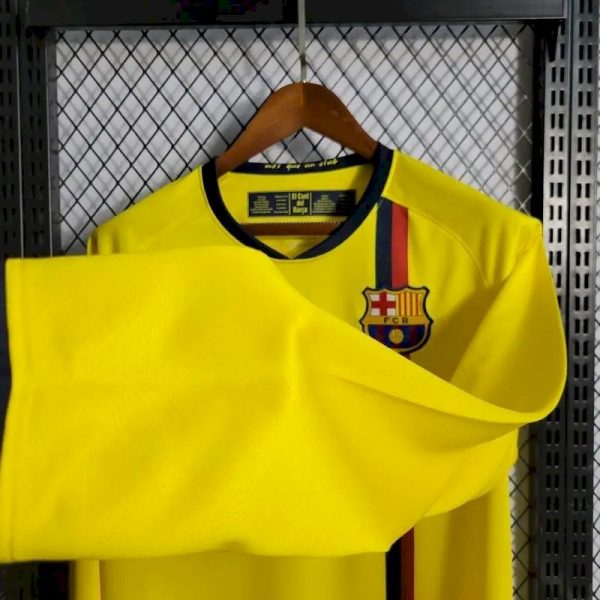 Barcelona 2008/2009 Away Long Sleeves Retro Jersey - Image 3
