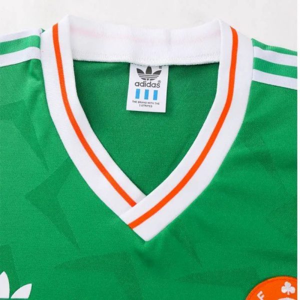 Ireland 1990 Home Retro Jersey - Image 7