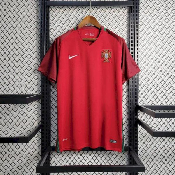 Portugal 2016/17 Home Retro Jersey - Image 2