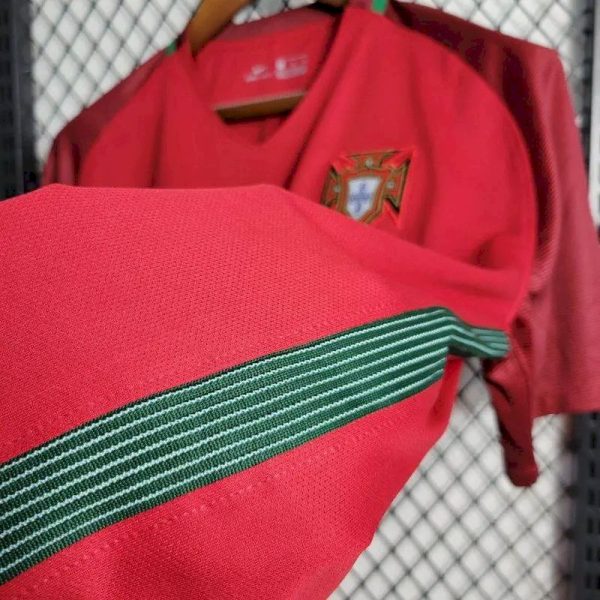 Portugal 2016/17 Home Retro Jersey - Image 5