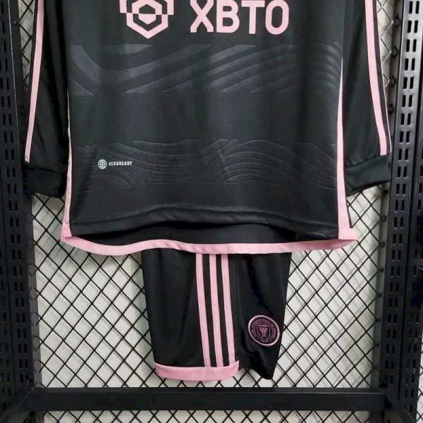 Inter Miami 2023/24 Away Long Sleeves Kids Kit - Image 3