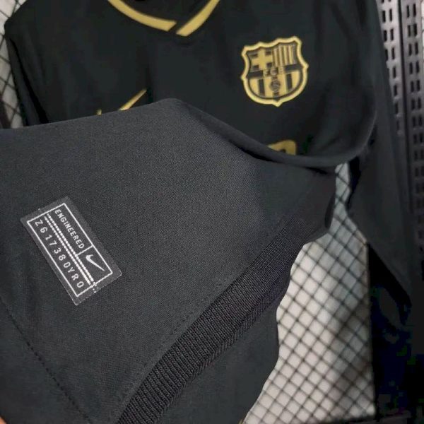 Barcelona 2020/21 Away Long Sleeves Retro Jersey - Image 5