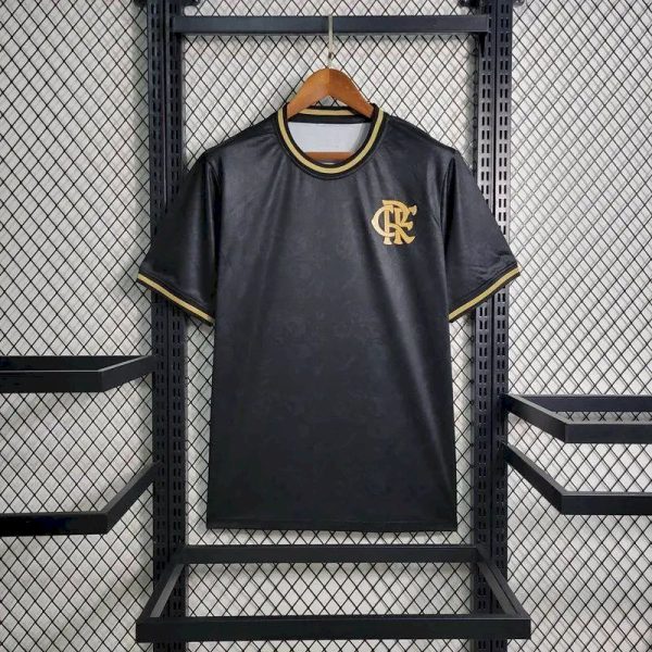 Flamengo 2023/24 Black Jersey - Image 2