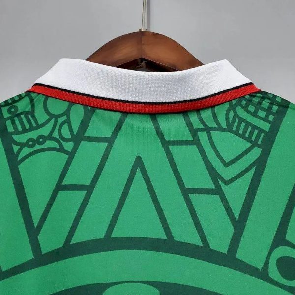 Mexico 1998 Home Retro Jersey - Image 8