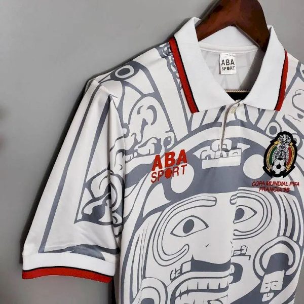 Mexico 1998 Away Retro Jersey - Image 7