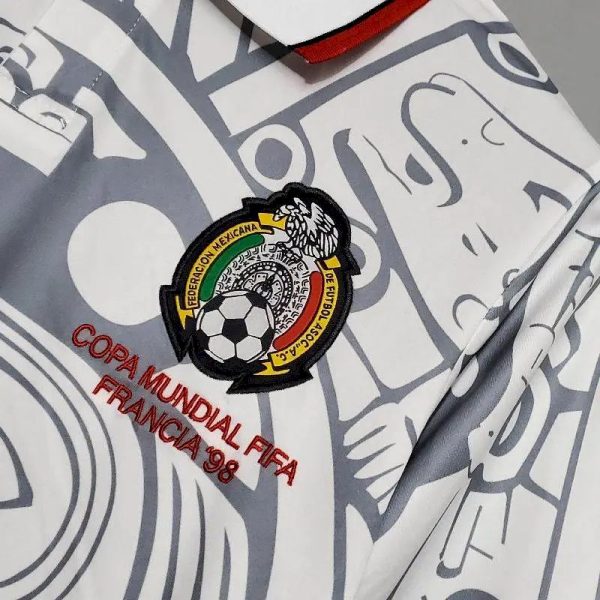 Mexico 1998 Away Retro Jersey - Image 4