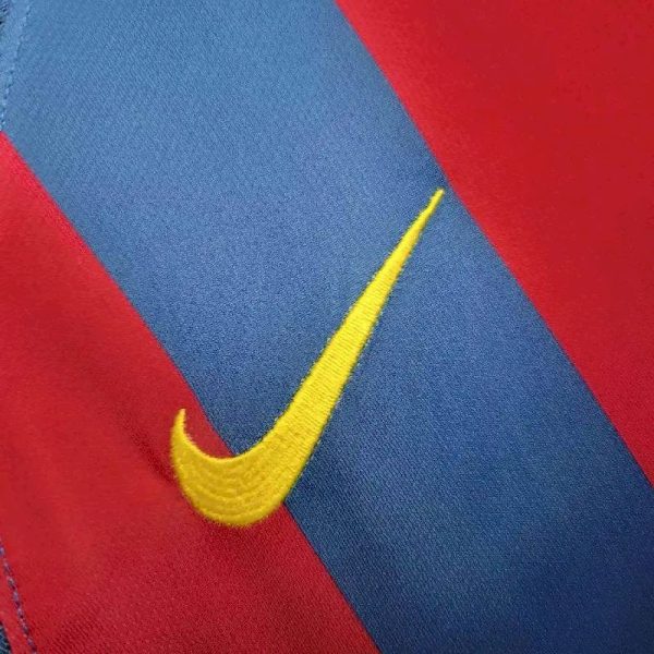 Barcelona 2005/06 Home Ucl Edition Long Sleeves Retro Jersey - Image 6