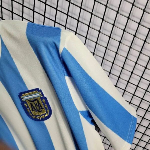 Argentina 1986 World Cup Home Retro Jersey - Image 7