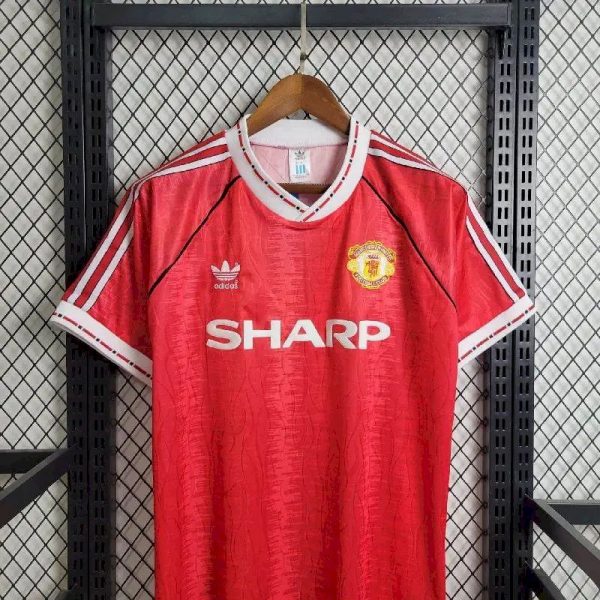Manchester United 1990/92 Home Retro Jersey - Image 3