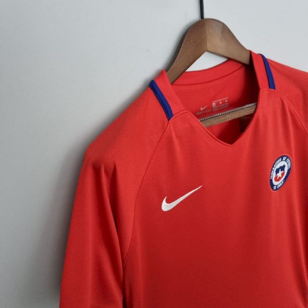Chile 2016-17 Home Retro Jersey - Image 4
