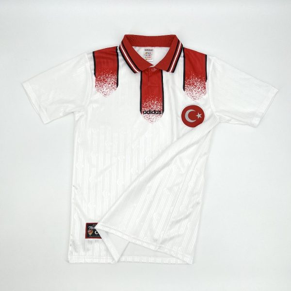 Turkiye 1996 Away Retro Jersey - Image 7