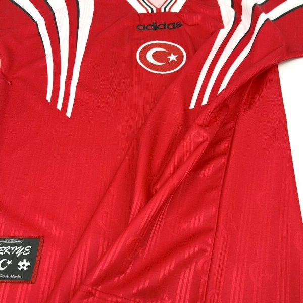 Turkiye 1996 Home Retro Jersey - Image 6