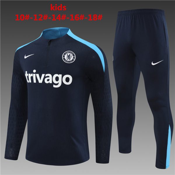 Chelsea 2023/24 Half-Zip Kids Sweater+Pant 14001