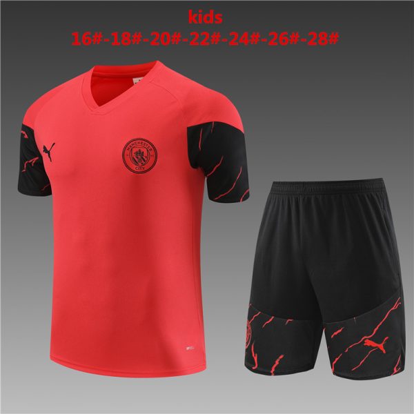 Manchester City 2023/24 Training Kids Jersey+Short 14001
