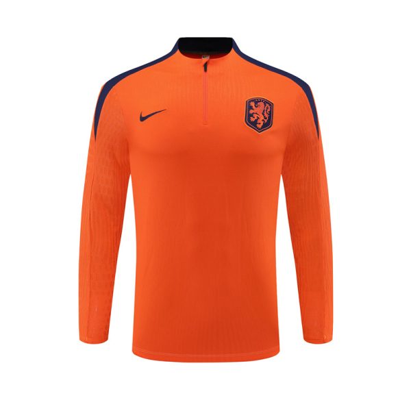Netherlands 2024/25 Half-Zip Adult Sweater+Pant 14001 - Image 5