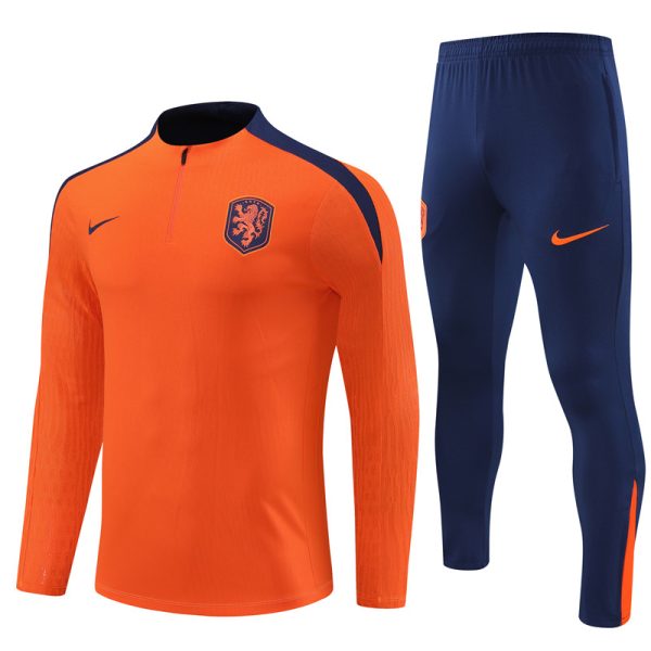 Netherlands 2024/25 Half-Zip Adult Sweater+Pant 14001 - Image 6
