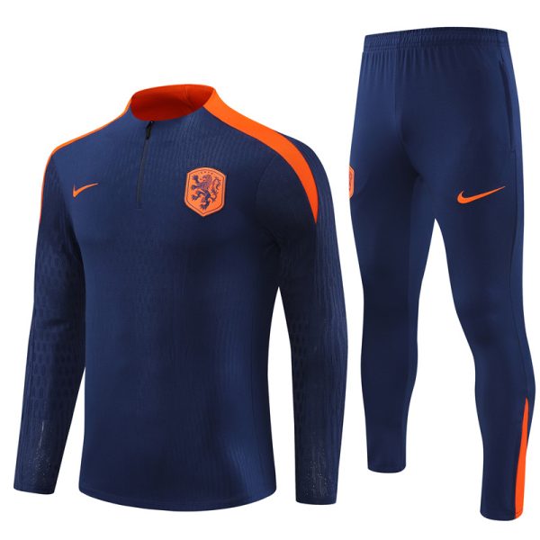 Netherlands 2024/25 Half-Zip Adult Sweater+Pant 14001 - Image 4