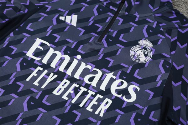 Real Madrid 2023/24 Half-Zip Adult Sweater+Pant 14001 - Image 3
