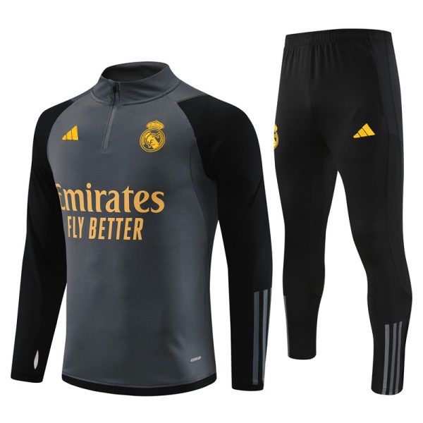 Real Madrid 2023/24 Half-Zip Adult Sweater+Pant 14001 - Image 4