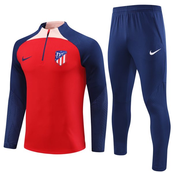 Atletico Madrid 2024/25 Half-Zip Adult Sweater+Pant 14001 - Image 5