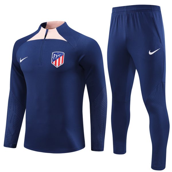 Atletico Madrid 2023/24 Half-Zip Adult Sweater+Pant 14001 - Image 5