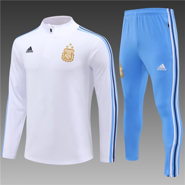 Argentina 2023/24 Half-Zip Adult Sweater+Pant 14001 - Image 4