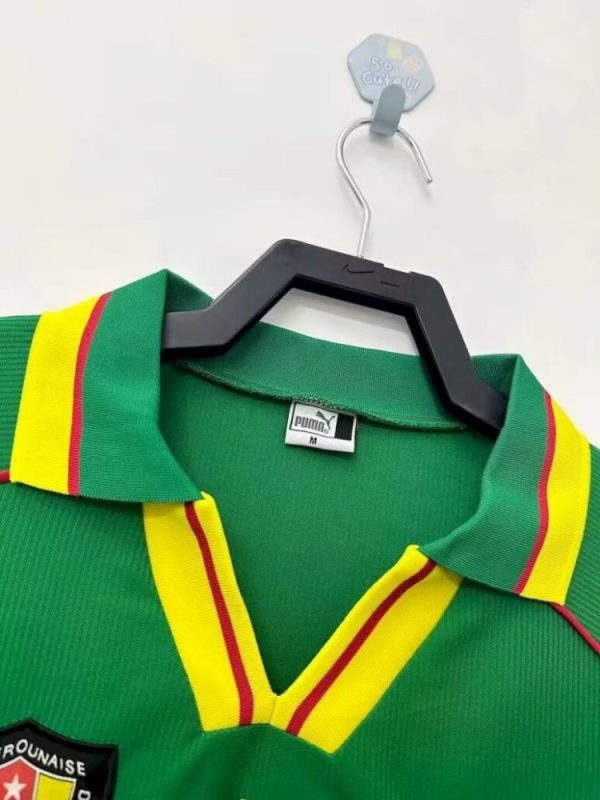 Cameroon 1998 Home Retro Jersey - Image 5