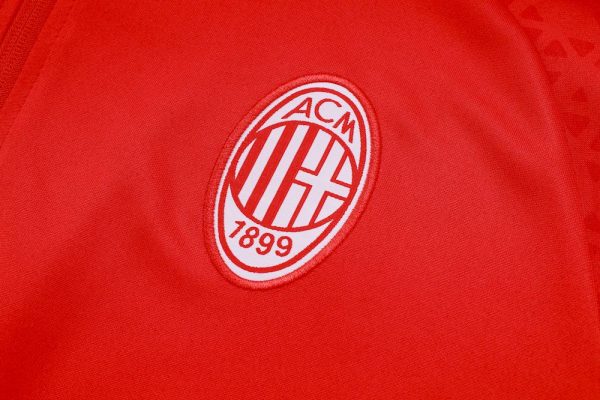Ac Milan 2023/24 Half-Zip Adult Sweater+Pant 815 - Image 4