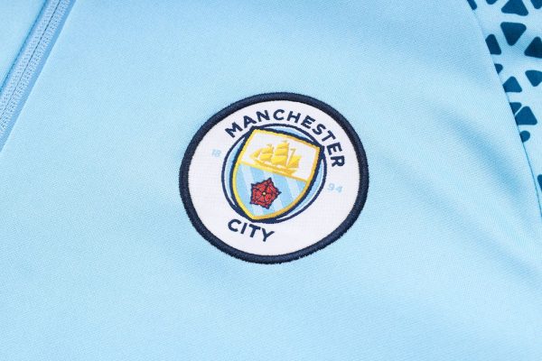Manchester City 2023/24 Half-Zip Adult Sweater+Pant 815 - Image 4